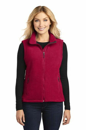 Ladies customizable promotional Port Authority Fleece Vest