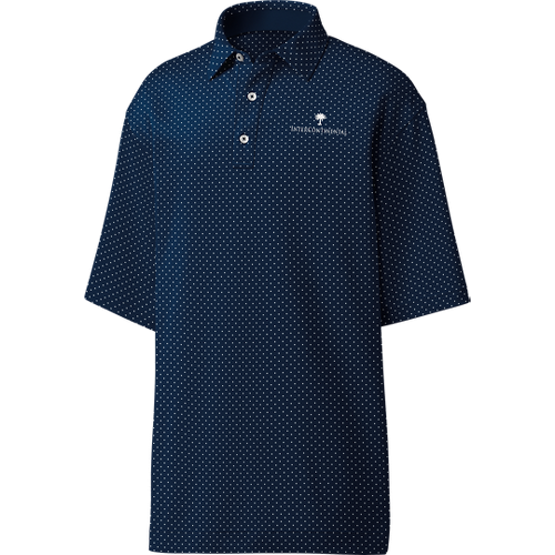 Footjoy Lisle Dot Print Polo