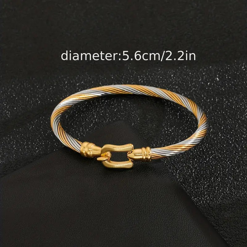 Hmong Copper Interlaced Bracelet mi maiv