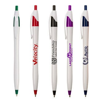 Ultra Slimster Pen - White Barrel