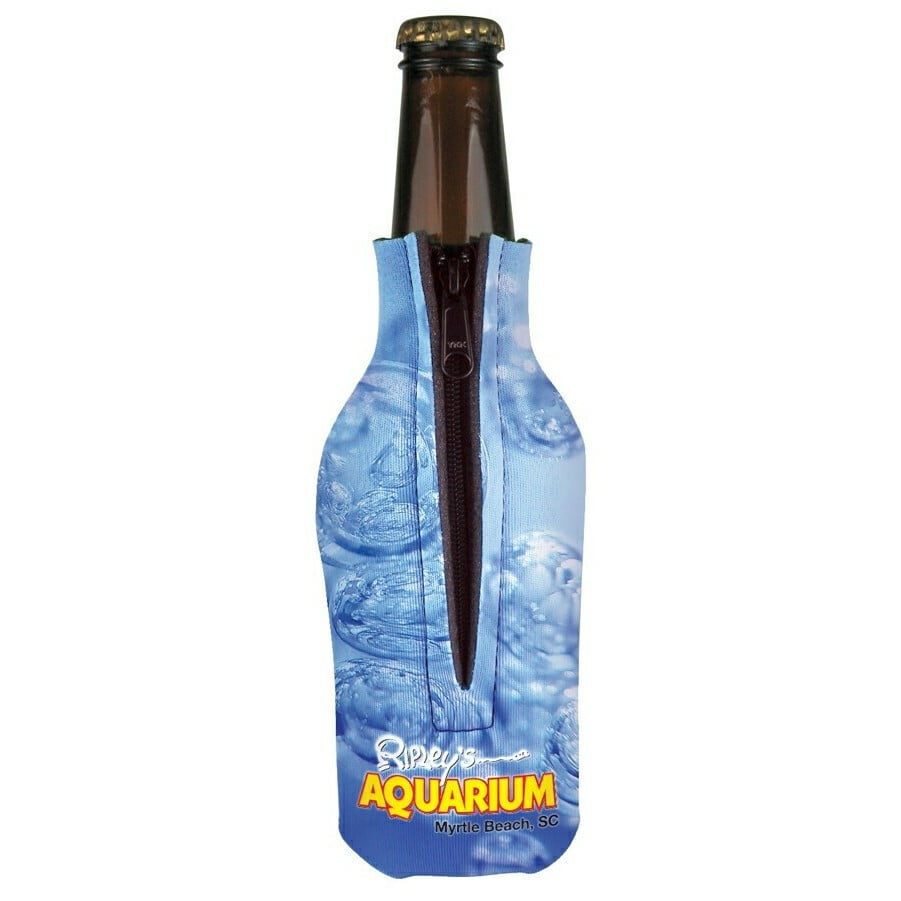 Full Color Bottle Zipper Scuba Coolie