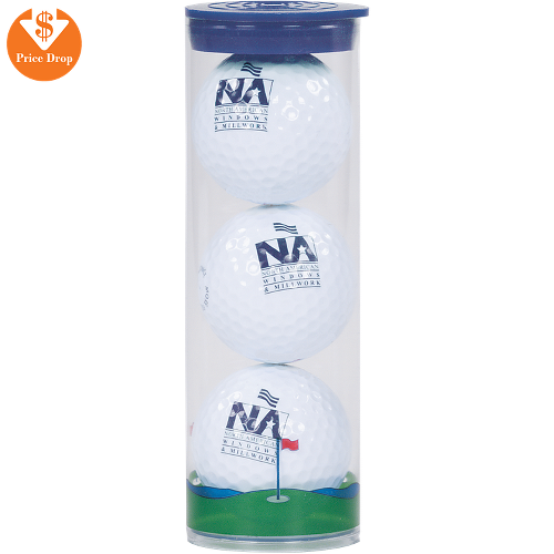 Ball Clear Tube W/ Callaway Warbird23 Golf Balls