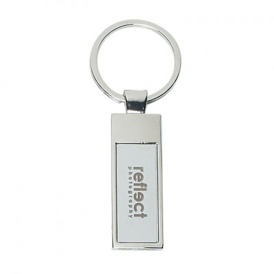 Rectangle Metal Key Chain