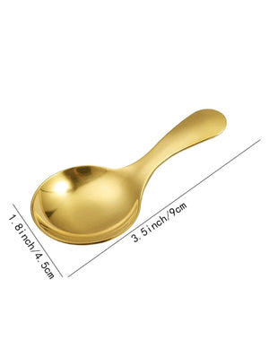 Gold Stainless Steel Powder Scoop Spoon mi maiv