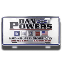 Embossed Aluminum Metal Standard License Plates